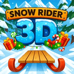 snow rider 3d background